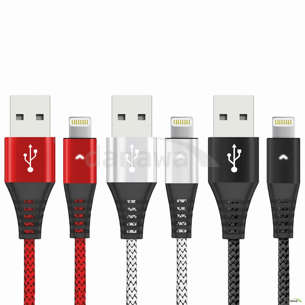 베리어  LED 라이트닝 8핀 충전 케이블