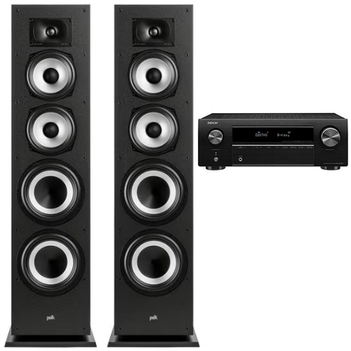 데논  AVR-X250BT + 폴크오디오 XT70