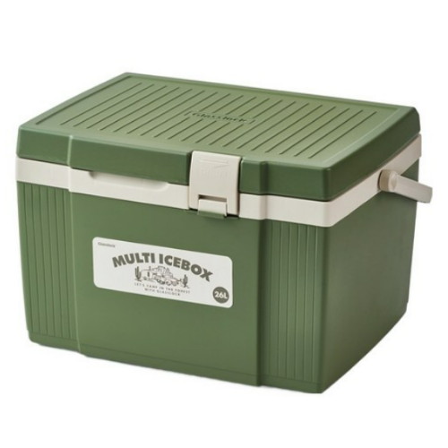 삼광글라스 글라스락 멀티 아이스박스 카키