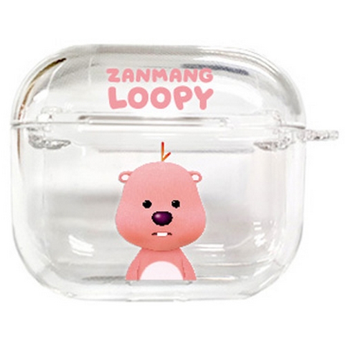 잔망루피 에어팟3 투명 하드 케이스