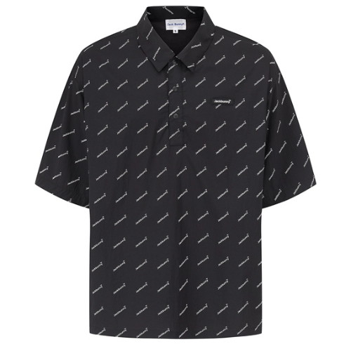 파리게이츠 잭바니 패턴 방수 반팔 티셔츠 511E3TSJ81_BK