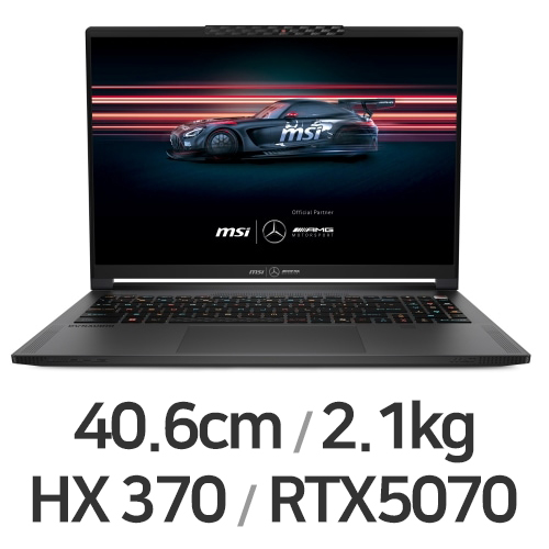 MSI 스텔스 A16 MercedesAMG AI+ A3XWGG-R9 QHD+ OLED W11 64GB램