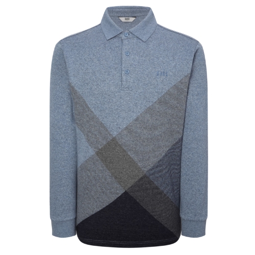 LF 닥스골프 로고자수 면 긴팔폴로티셔츠 WGTS4D002N3