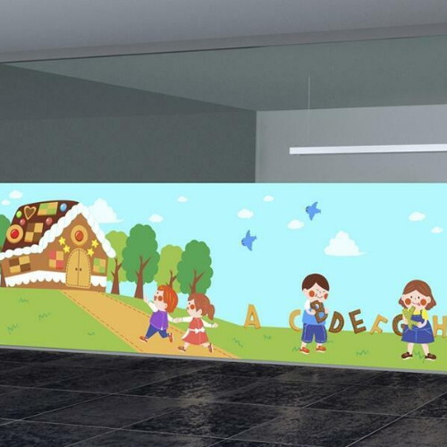 낭만창고  뮤럴실사 시트지 과자나라 nang288