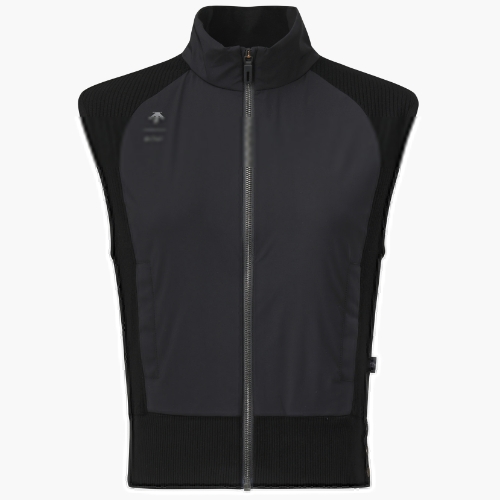 데상트골프  사일런스블락 우븐 하이브리드 집업 베스트 DQ32WFKV8A