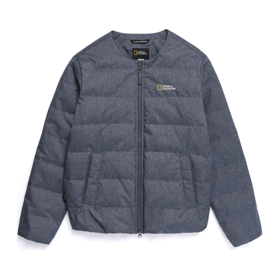 내셔널지오그래픽  헤론 U넥 경량 구스다운 데님 다운 N254UDW021