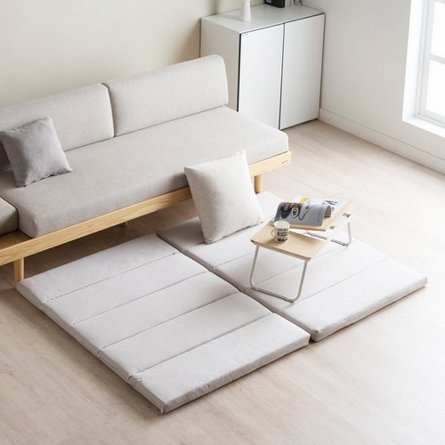 에보니아 슬립 접이식 방수패브릭 토퍼 매트리스 SS