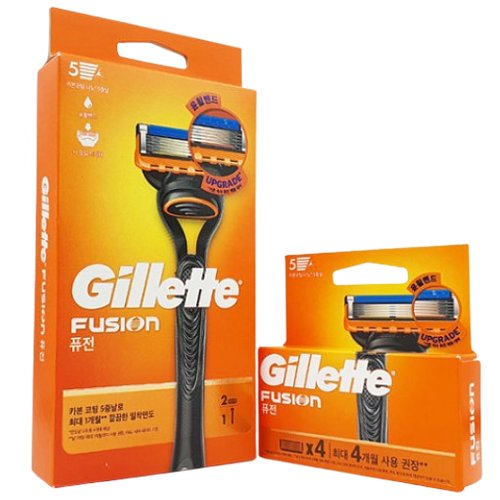 질레트  2024 퓨전 매뉴얼 + 면도날