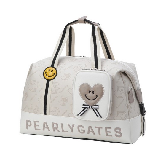 크리스패션 파리게이츠 스마일 로고 보스턴백&미니 파우치 521E3BB201IV