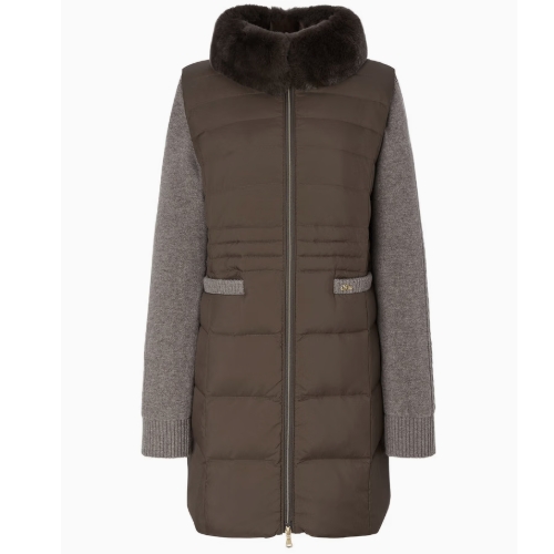 LF 닥스골프 탈착 퍼 하이브리드 다운 니트 WNSW4D103G2