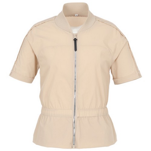 김영주골프  리브엣지 기능성 필드룩 반팔 골프 집업 자켓 DPMLTS53