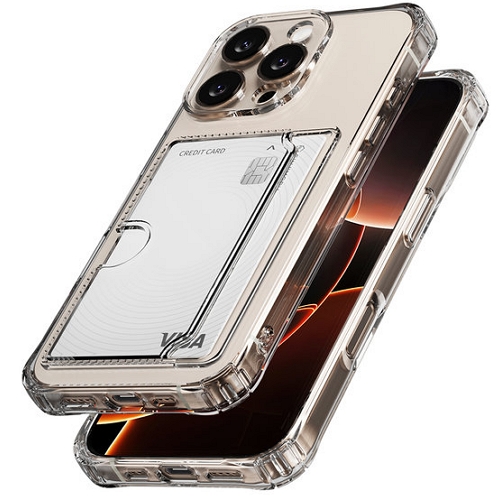 신지모루  아이폰16e 에어쉴드 카드슬롯 라이트 케이스