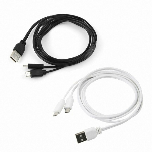 라이트컴 Coms 마이크로 5핀 Y형 충전전용 케이블