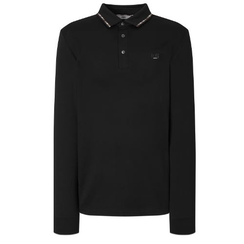 닥스골프 주력 체크 티핑 긴팔 티셔츠 DGTS5C901BK