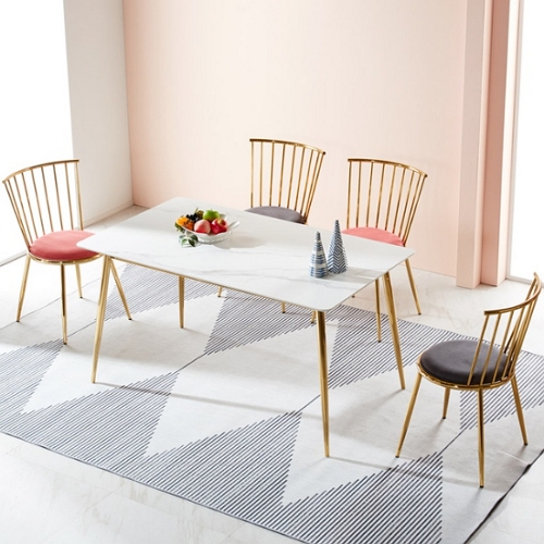 노하우 인트 골드 포세린 세라믹 식탁 1400