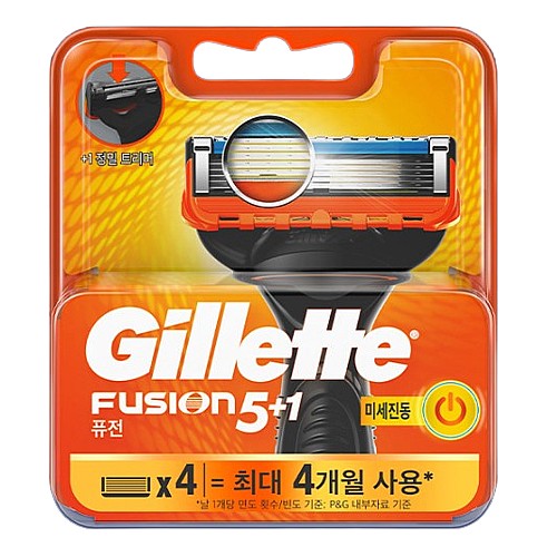질레트  리뉴얼 퓨전 파워 면도날