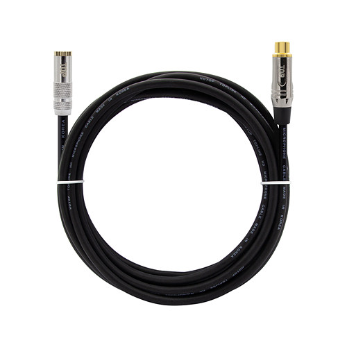 HDTOP  3.5mm 스테레오 to RCA FF 메탈블랙 케이블