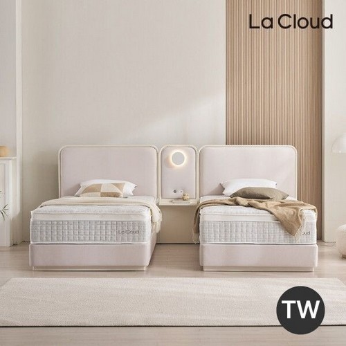 라클라우드 안단테 호텔식 트윈침대 SS+SS+패널