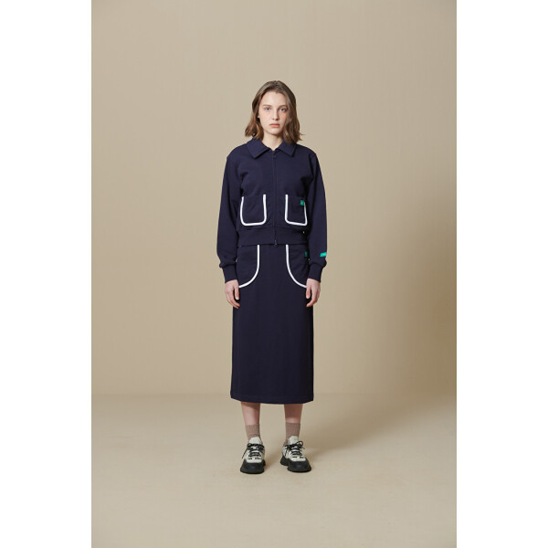 패치포켓 크롭 집업 BE31JZ60W240