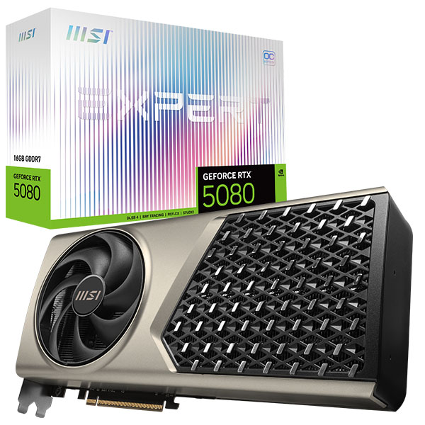 MSI  지포스 RTX 5080 엑스퍼트 OC D7 16GB 플로우프로져2
