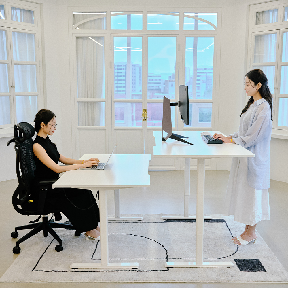 제닉스 오비스 EL 높이조절 모션 스탠딩 책상