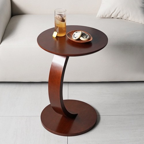 우디홈 콤마 원목 사이드테이블