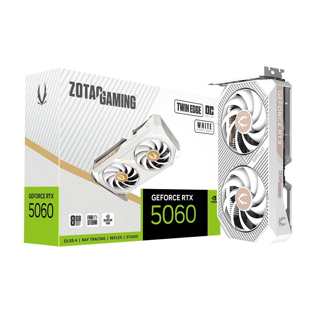 ZOTAC GAMING 지포스 RTX 5060 Twin Edge OC White D7 8GB
