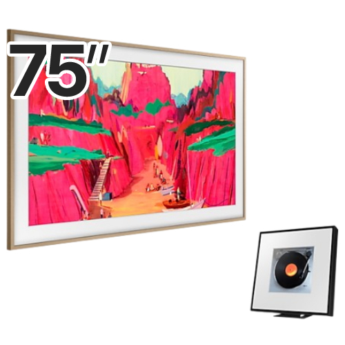 삼성전자 더 프레임 프로 KQ75LSF03WFXKR + 뮤직 프레임 HW-LS60D