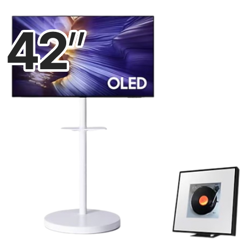 삼성전자 올레드 KQ42SF90AEXKR 이동형 패키지 + 뮤직 프레임 HW-LS60D