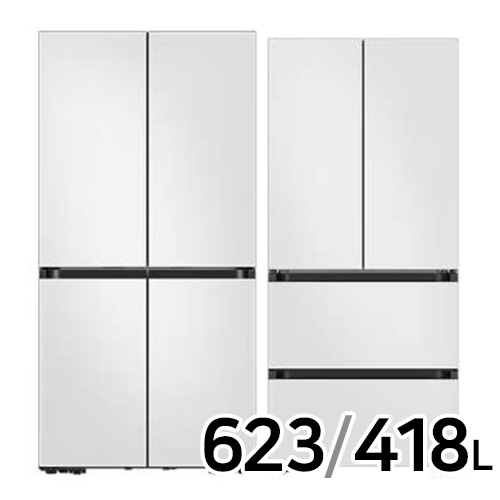 삼성전자 비스포크 키친핏 Max RM70F64Q1A + 키친핏 코타 RQ42DB94Q2AP (화이트)