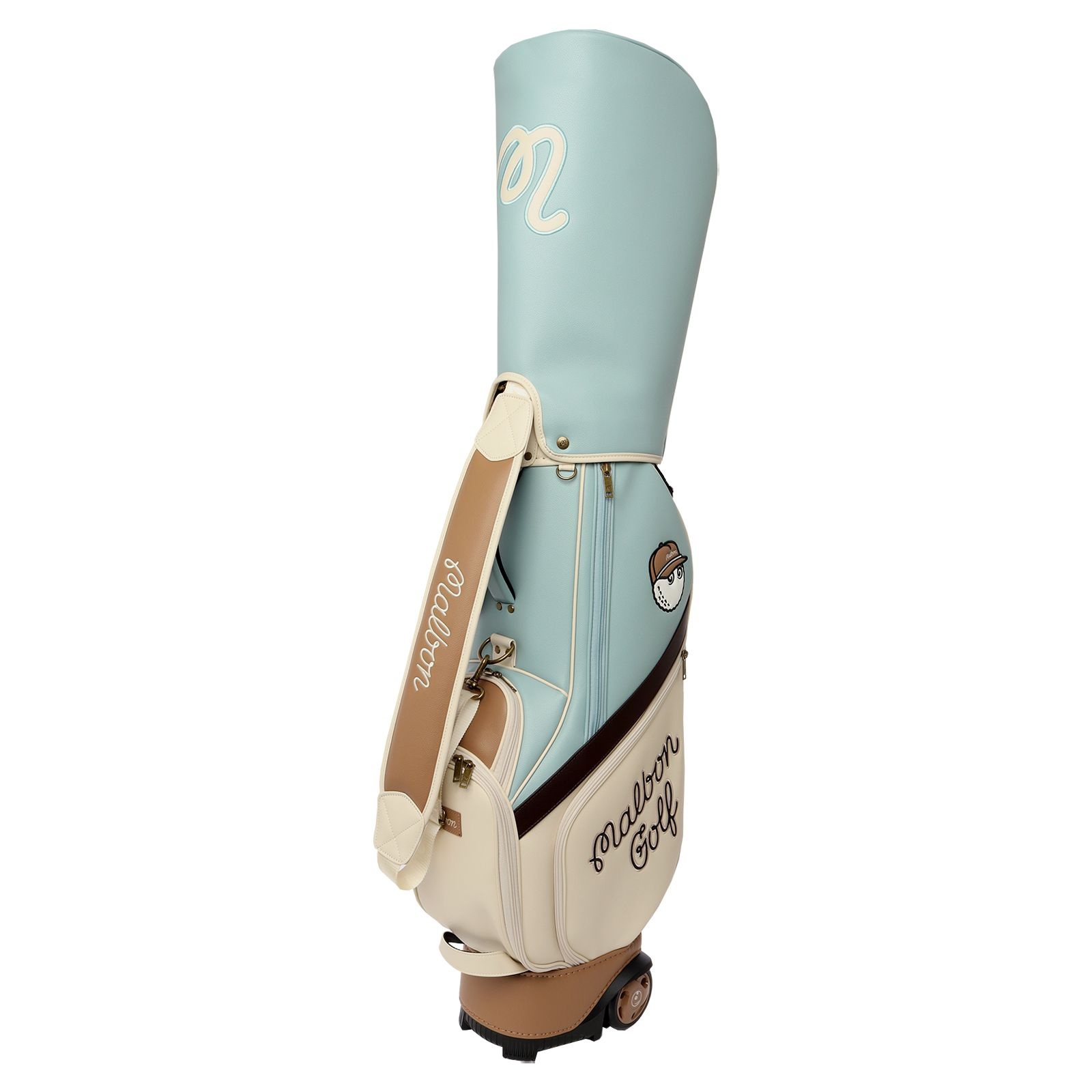 말본골프  컬러 블록 트롤리 캐디백 M5343PCB02 MTD