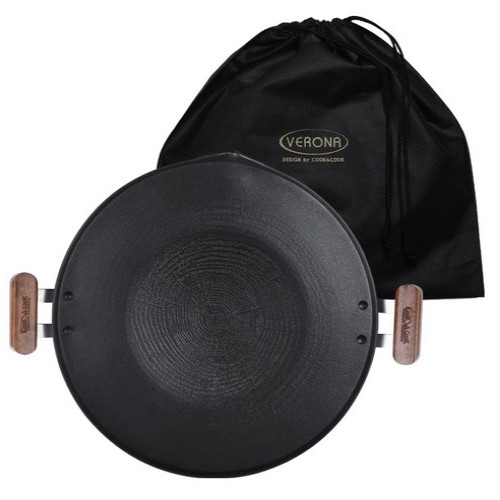 쿡앤쿡  베로나 초경량 멀티 IH 그리들팬 + 가방