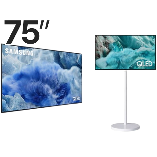 삼성전자 QLED KQ75QF8AAFXKR + KQ43QF7AAFXKR 무빙스타일