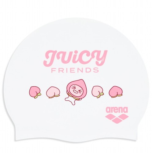 아레나  카카오프렌즈 어피치 복숭아 실리콘수모 A5AC1AC95WHT