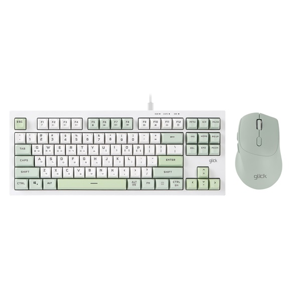 지클릭커  OFFICEPRO OPS60 사일런스 M 다쿠아즈 87 키보드 마우스 세트