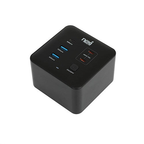 리버네트워크 NEXI NX-801DS-145W (7포트/USB 3.0 Tyep C)