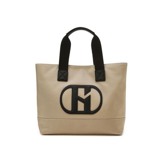 LF 헤지스골프 로고장식 가죽 토트백 HWBA5F952IV