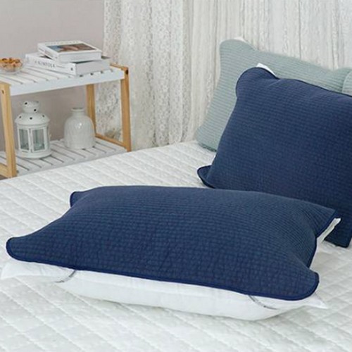 스누즈 피그먼트 순면 밴딩 코지 덧베개 커버