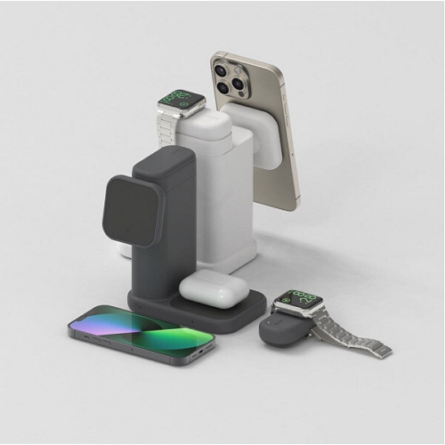 오로라모바일  맥큐 3in1 맥세이프 무선충전기 QM4100