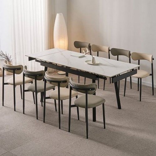 동서가구 조이 모던M 확장형 세라믹 식탁 1400