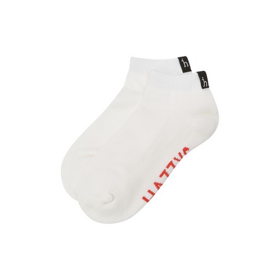 LF 헤지스골프 라벨 디테일 숏 삭스 HWSS5F601OW