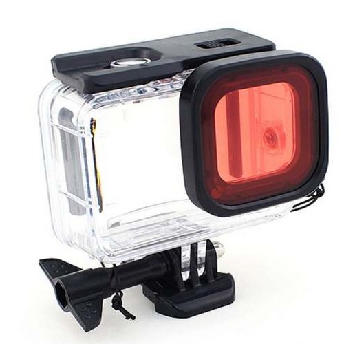 A006 고프로 히어로7,6,5용 방수케이스 + 레드필터