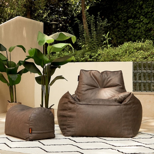 보니타 BR803 초대형 사하라 비건레더 빈백 1인용