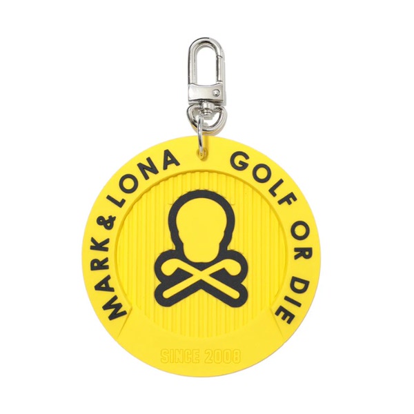 마크앤로나  BLANK SKULL POINT 이름표 LY7YN01U