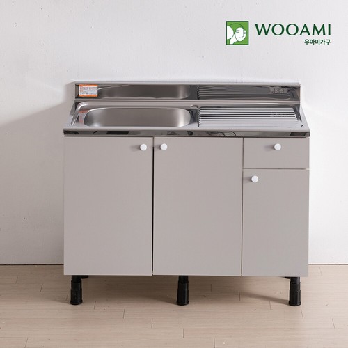 우아미가구  서랍형 스텐 개수대