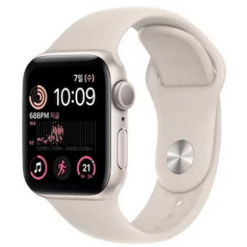 Apple  워치 SE 3세대 44mm Cellular 스타라이트 알루미늄