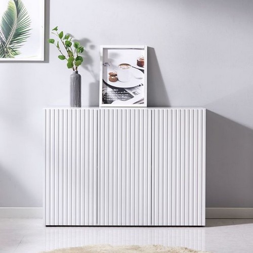 라온홈데코 로미 템바보드 높은 거실 수납장 1100