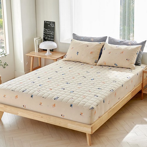 라몬떼 댕댕이 세미마이크로 누빔 매트리스 커버