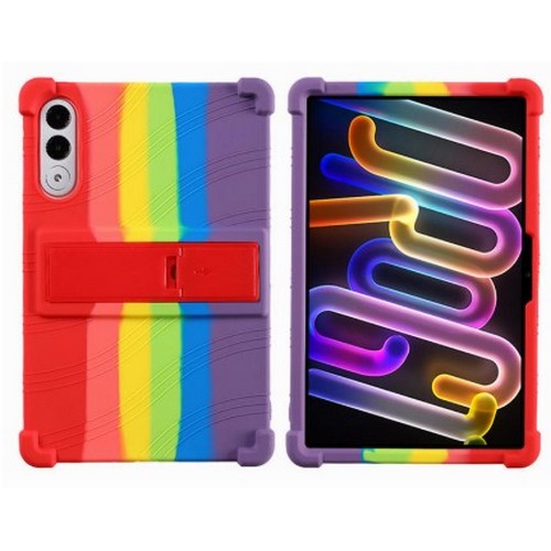 SZOXBY 레노버 요가 탭 11.1 AI 소프트 실리콘 스탠드 보호 쉘 케이스