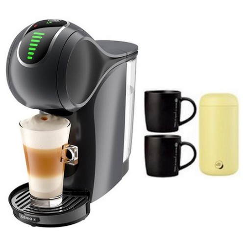 네스카페 돌체구스토 지니오S 터치 + 파스텔 텀블러 + 블랙 머그 2개